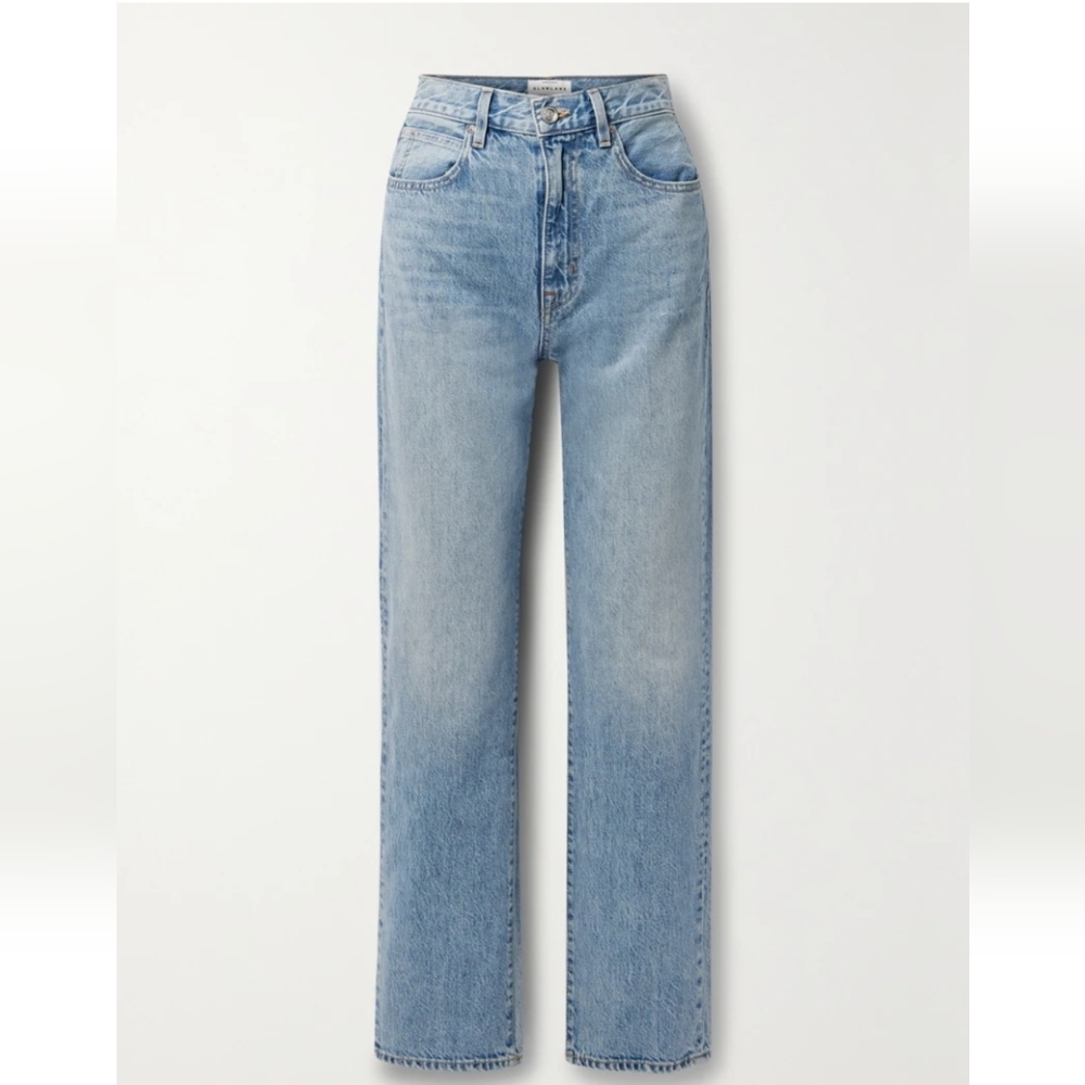 SLVRLAKE "London" Light Blue Straight-Leg Jeans Sz 30 New